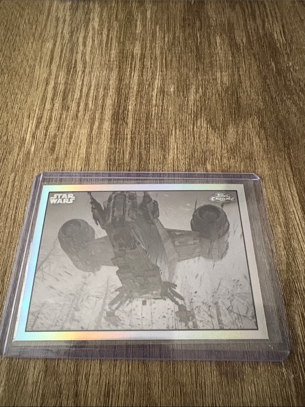 Star Wars Chrome Holographic Trading Card Concept Art